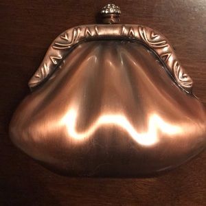 Vintage copper hard shelled bag